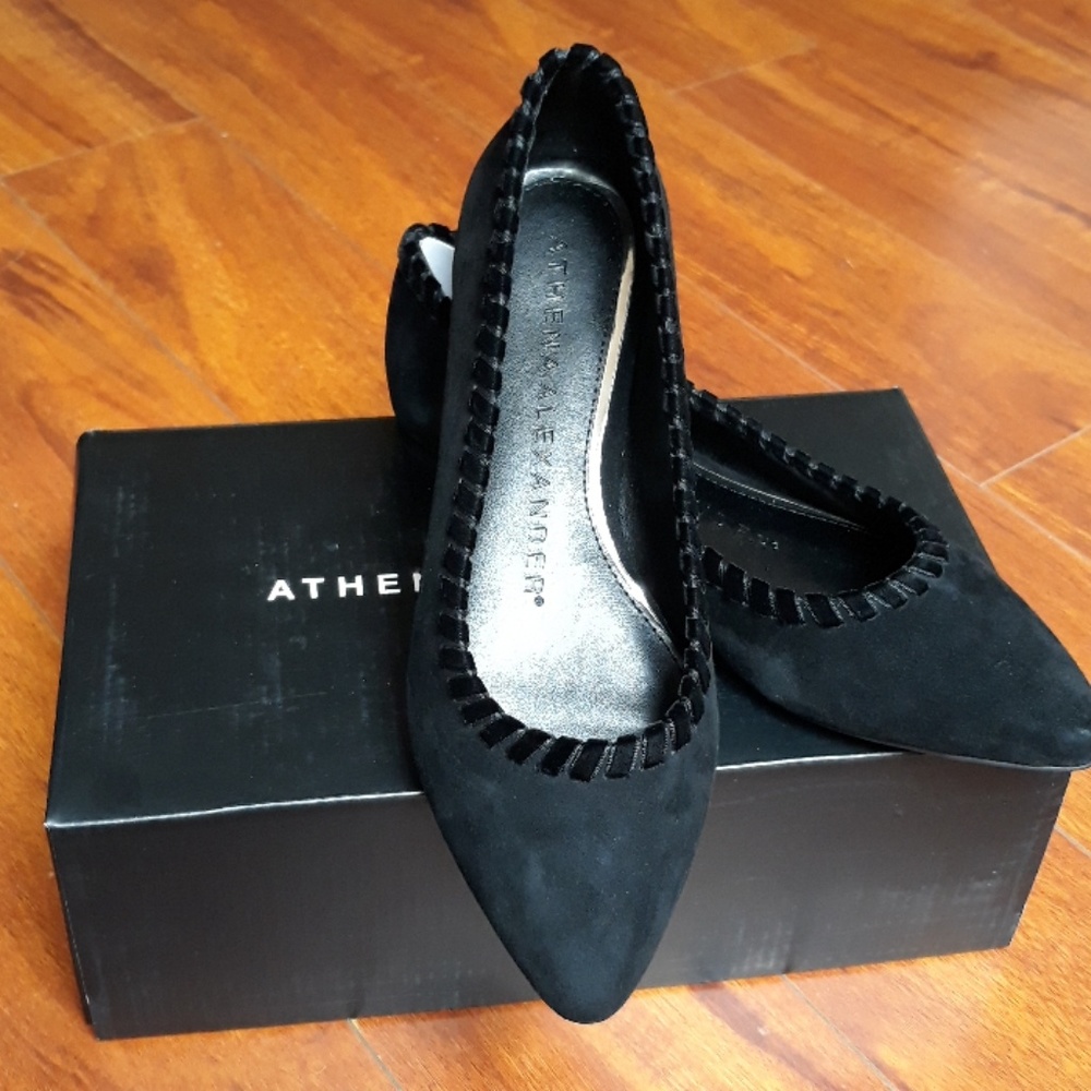 Athena Alexander suede flats
